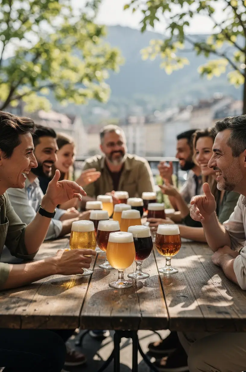 Quelques bières artisanales à déguster au printemps, entre fraîcheur, houblons aromatiques et découvertes brassicoles à Grenoble.